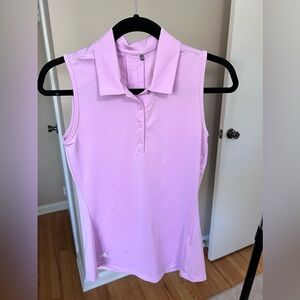 Adidas Sleeveless Polo NWOT XS Purple/Lavender